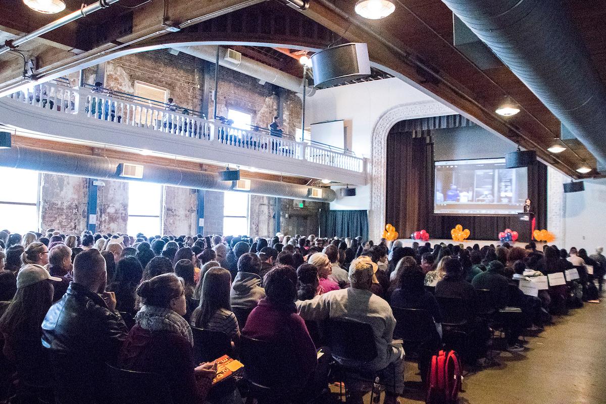 Anthony Ray Hinton Speaking at MSU Denver in Tivoli Turnhalle